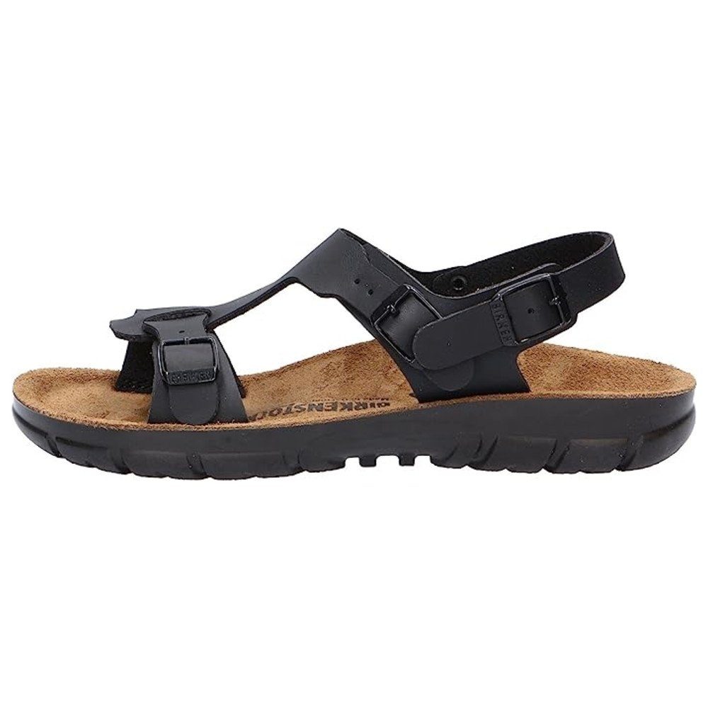 Birkenstock Sandale Saragossa, Briko-Flor, Black Pantolette günstig online kaufen