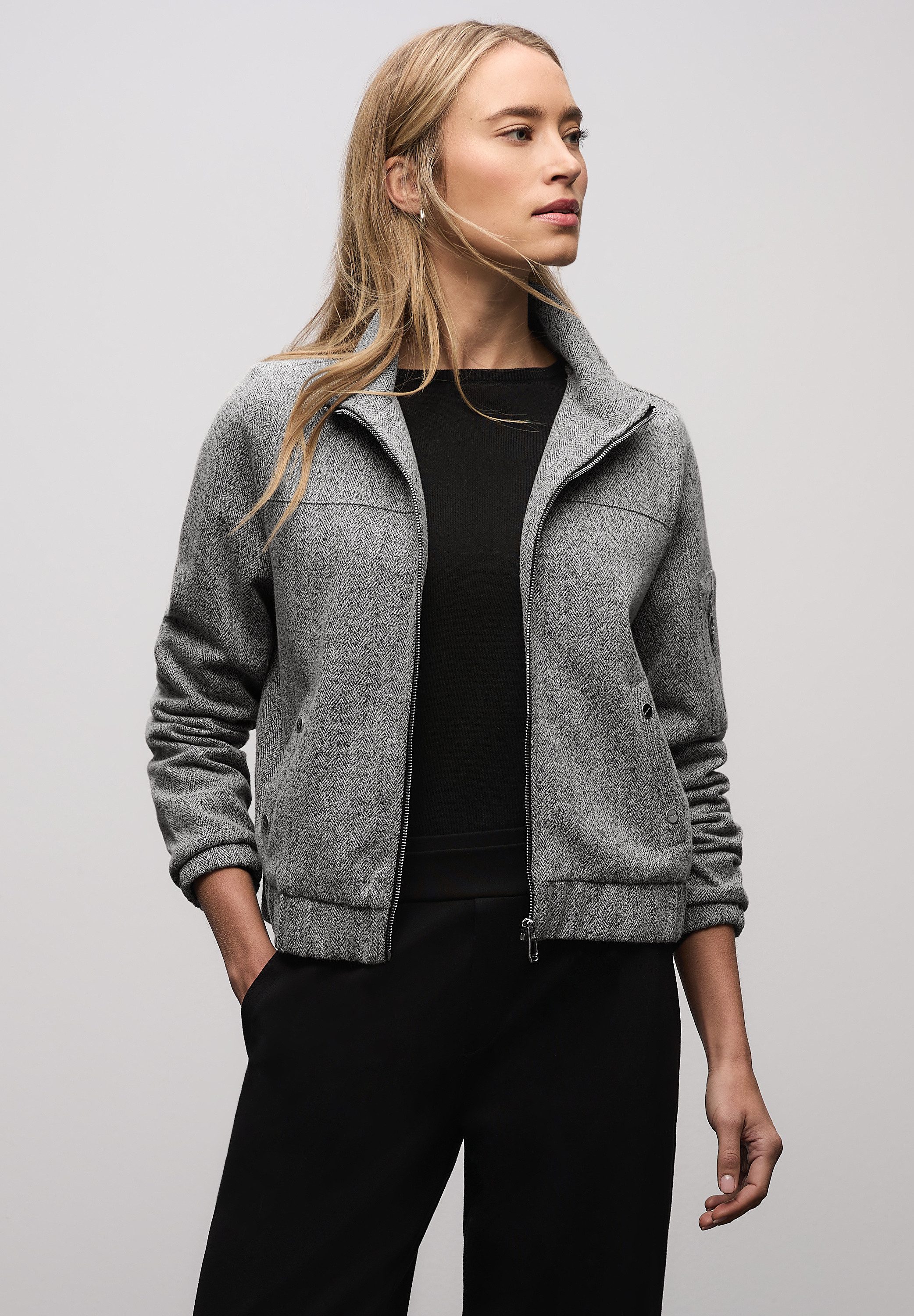STREET ONE Blouson mit Elastiksaum