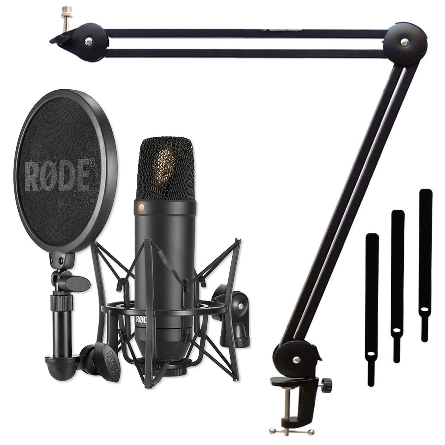 RØDE Mikrofon Rode Mikrofon NT1-Kit Studio-Mikrofon mit Gelenkarm (1-tlg), Vorteilsset