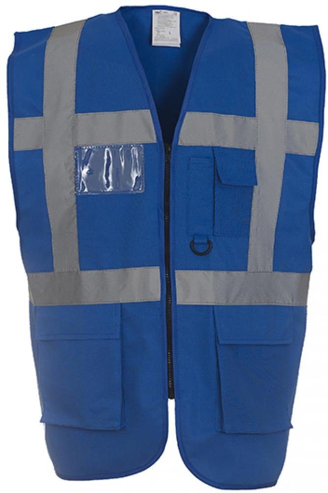 YOKO Warnweste Herren Multi-Functional Executive Waistcoat