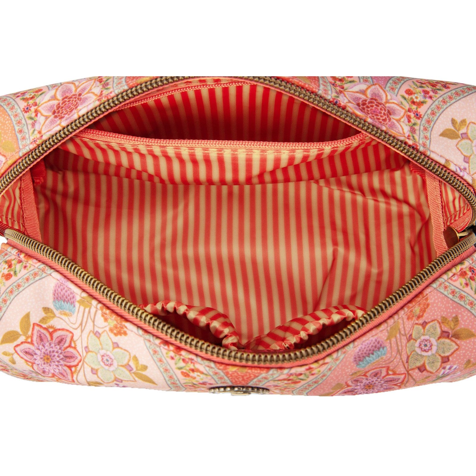 PiP Studio Kosmetiktasche Coco Cosmetic Bag Medium Ornamento, mit Kunstlederdetails und Markenpatches