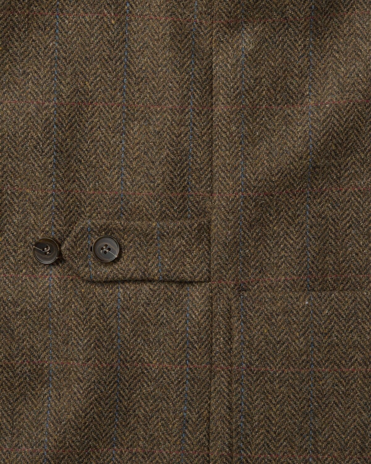 Highmoor Jagdweste Fischgrat-Tweedweste mit Taschen
