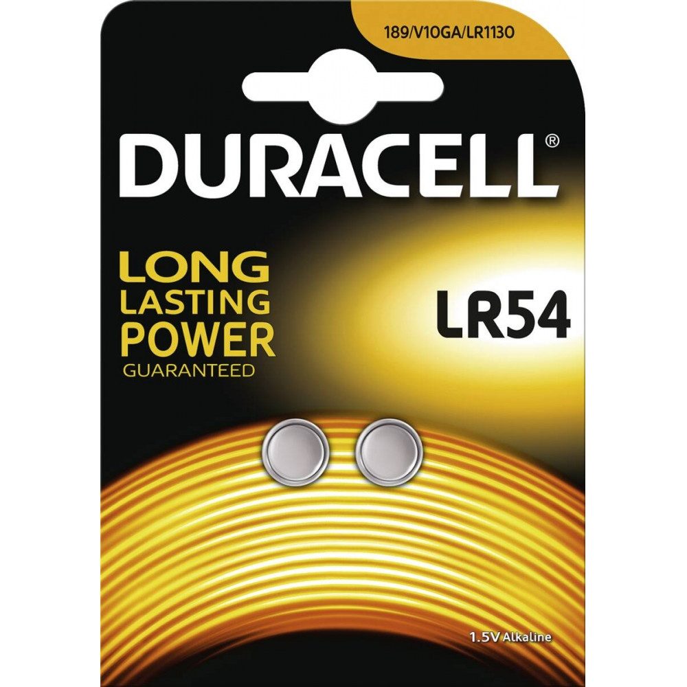 Duracell LR 54 Knopfzellen-Batterie Elektronik. Akku