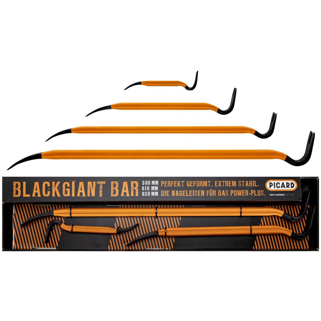 Picard Stechbeitel Picard Nageleisen BlackGiant® Bar/Set aus 3 Nageleisen: günstig online kaufen