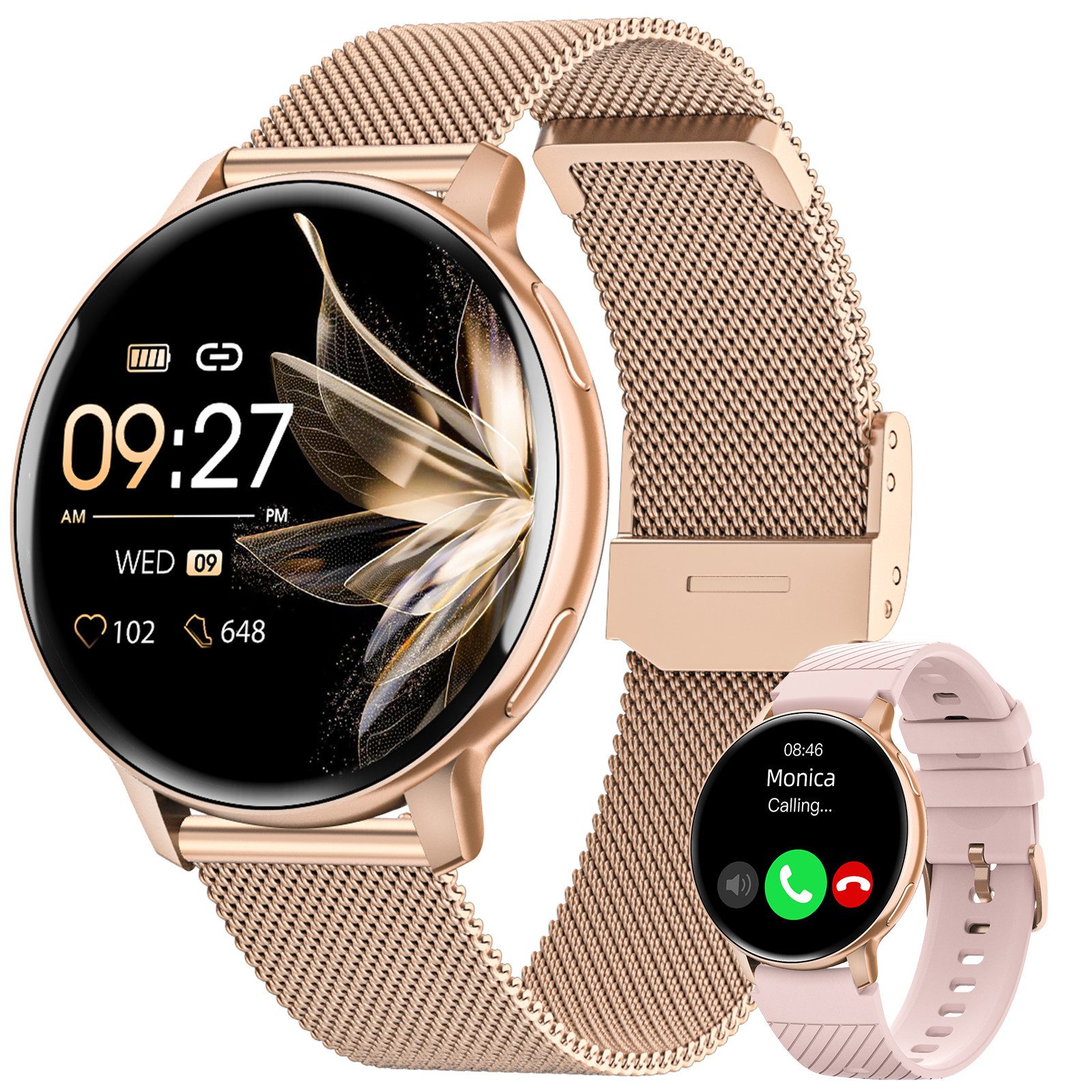 2025 NEW Smartwatch Damen mit Bluetooth-Anruffunktion Smartwatch