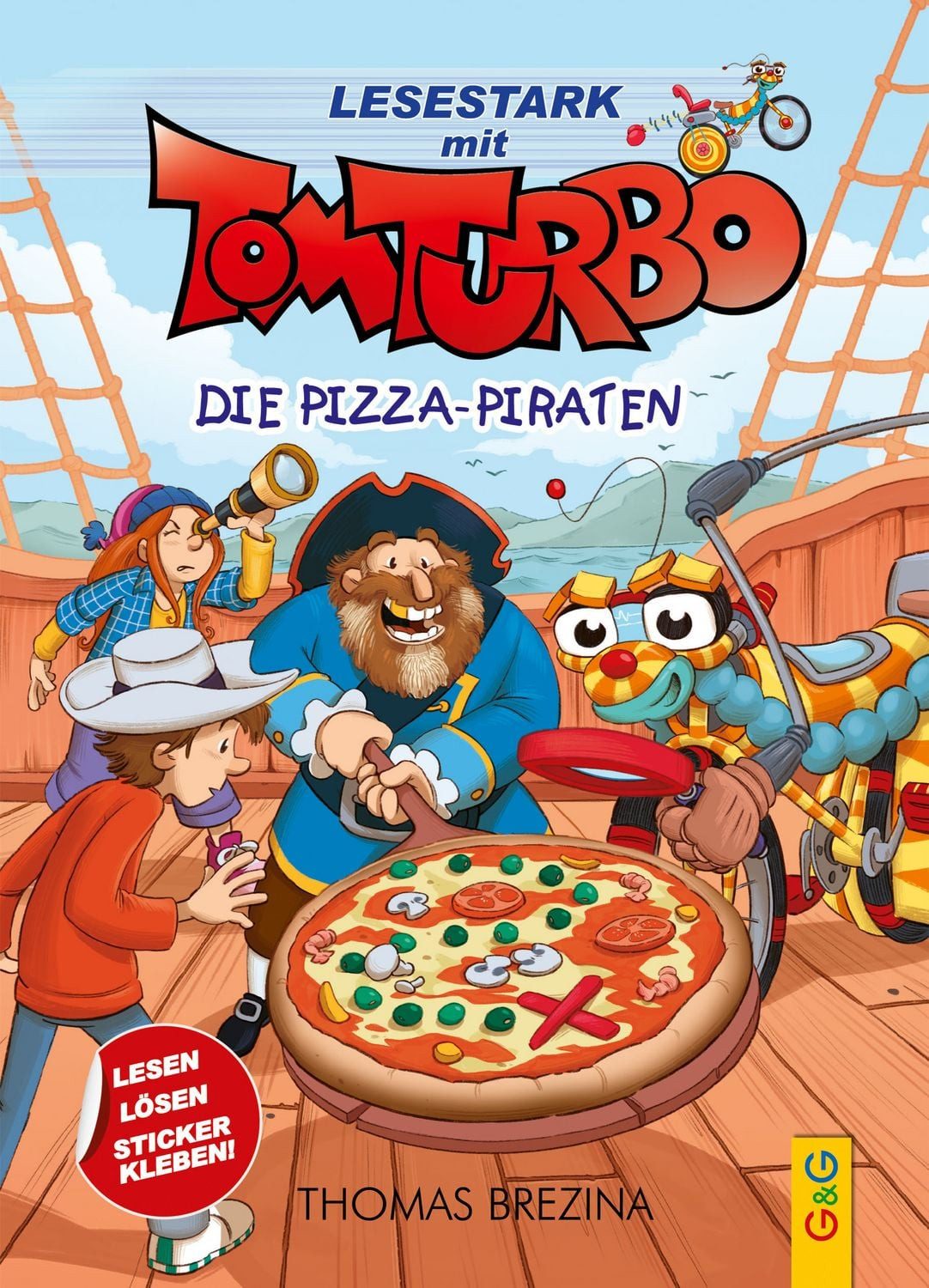 Tom Turbo – Lesestark – Die Pizza-Piraten / Thomas Brezina