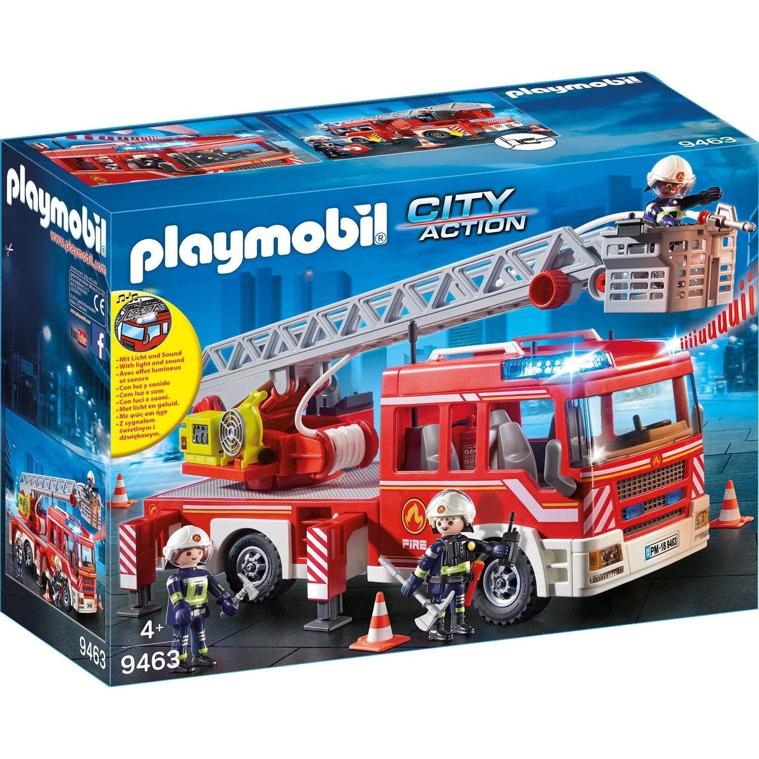 Playmobil® 9463 Feuerwehr-Leiterfahrzeug Konstruktions-Spielset