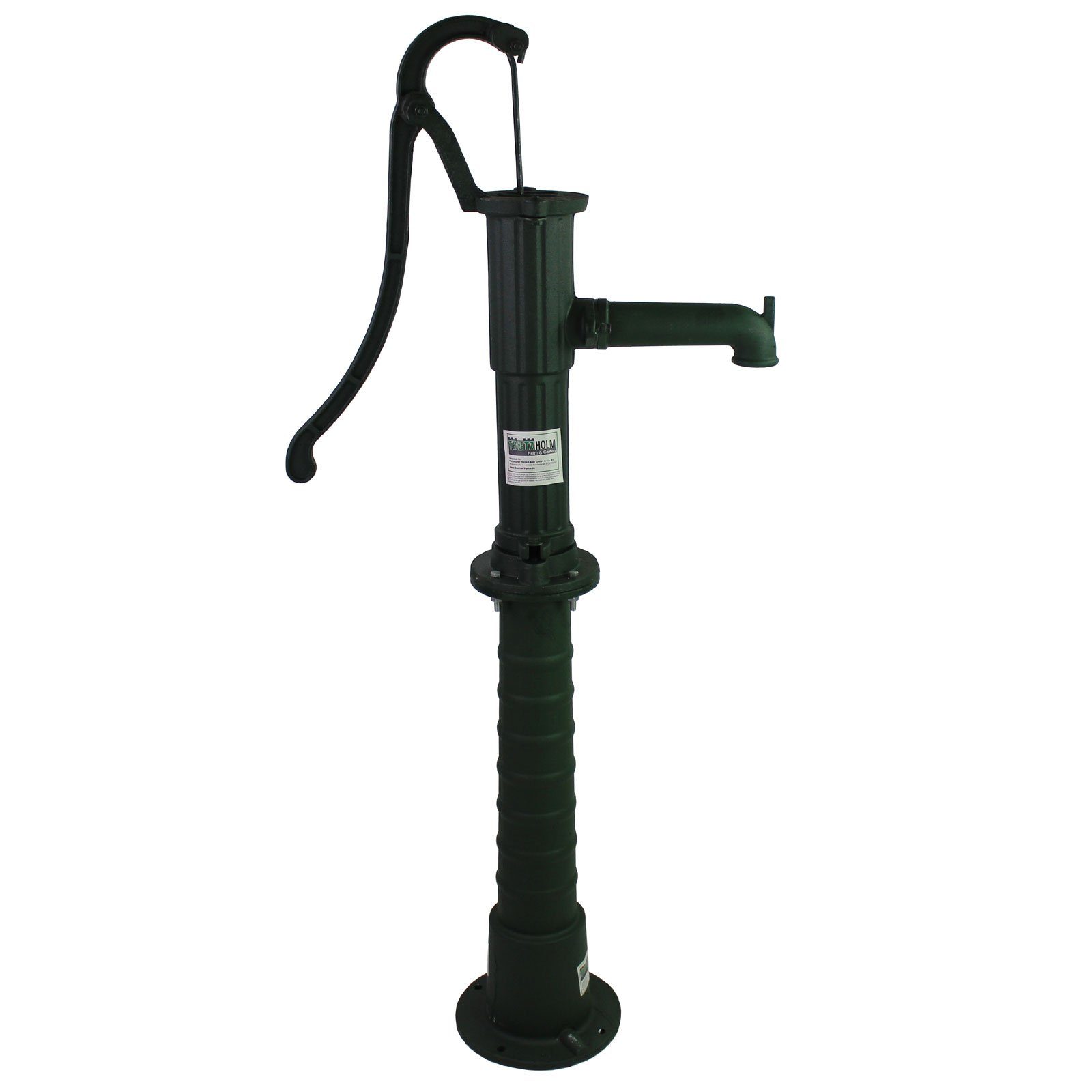 TRUTZHOLM Wasserpumpe Schwengelpumpe + Pumpenständer Klassisches Design Gusseisen Handpumpe (Spar-Set)