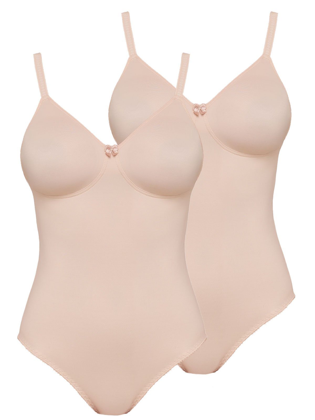 Susa Body 2er Pack Body ohne Basic Bügel (Spar-Set, Cappuccino 360° Shaping 2-tlg)