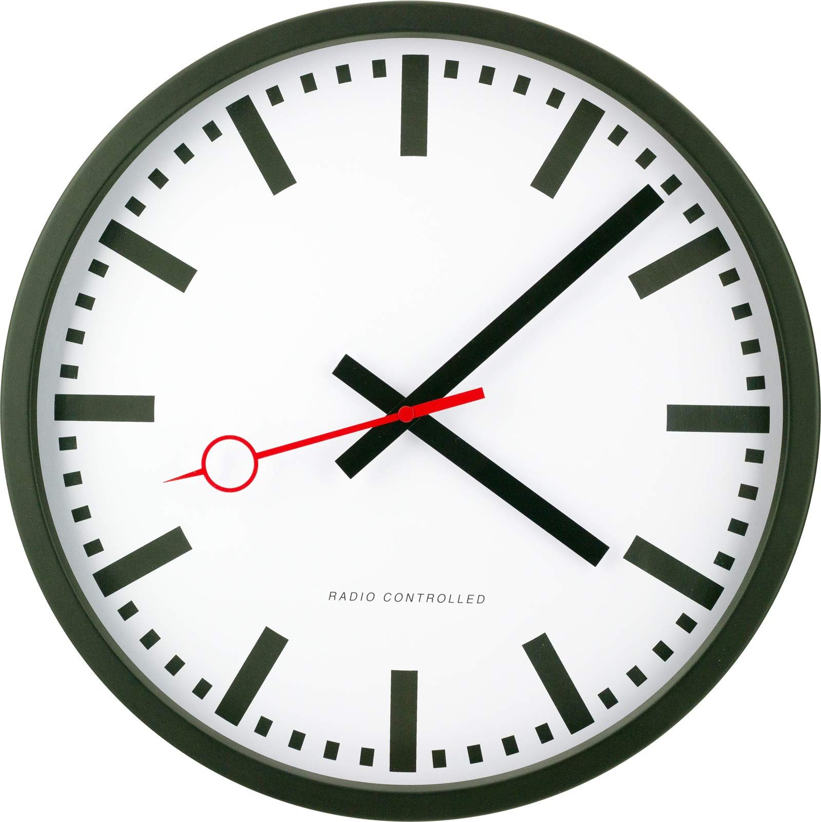 EUROTIME Wanduhr Funkwanduhr 59530, Ø 35 cm