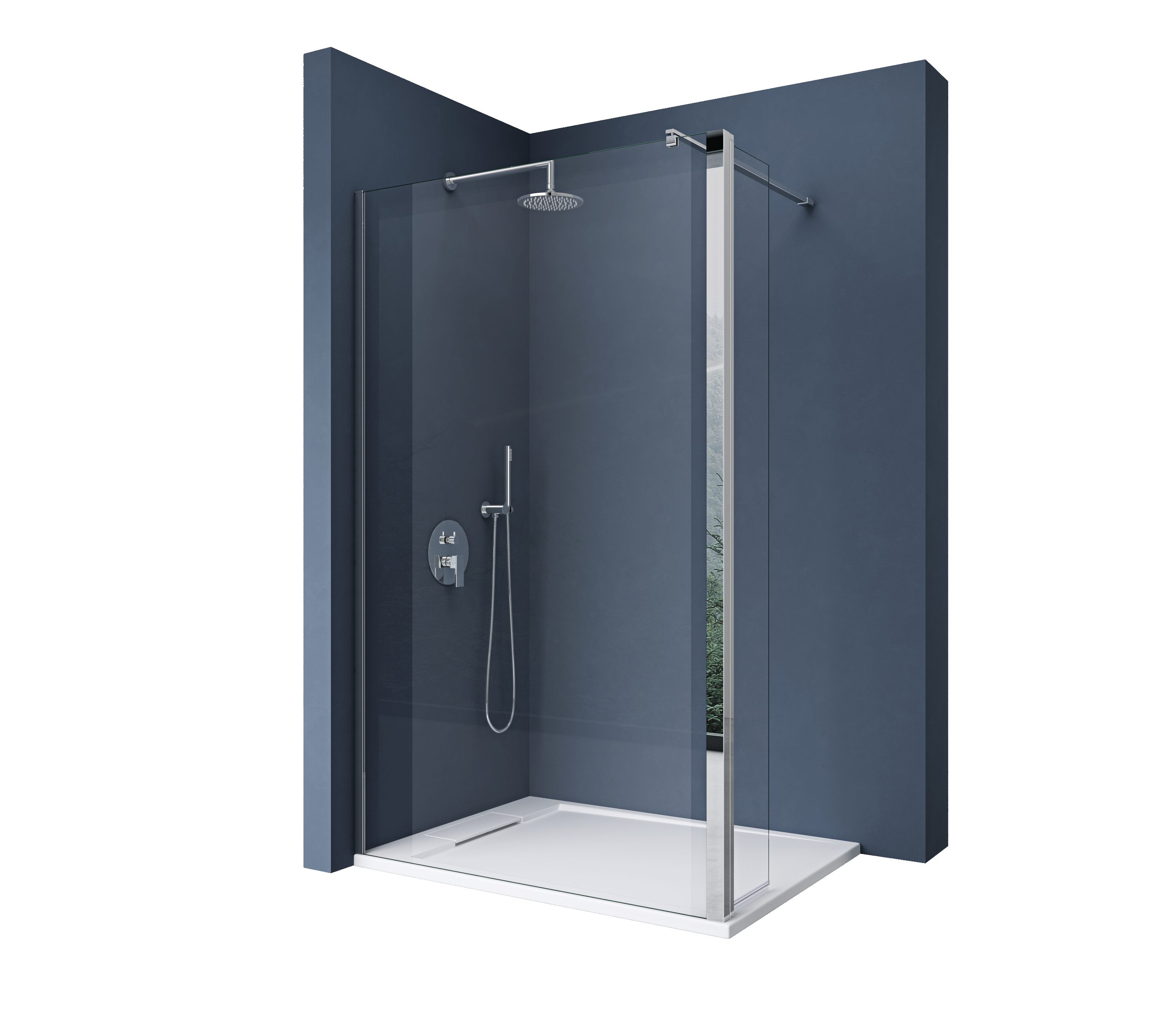 doporro Walk-in-Dusche Duschwand für Dusche Duschabtrennung günstig online kaufen