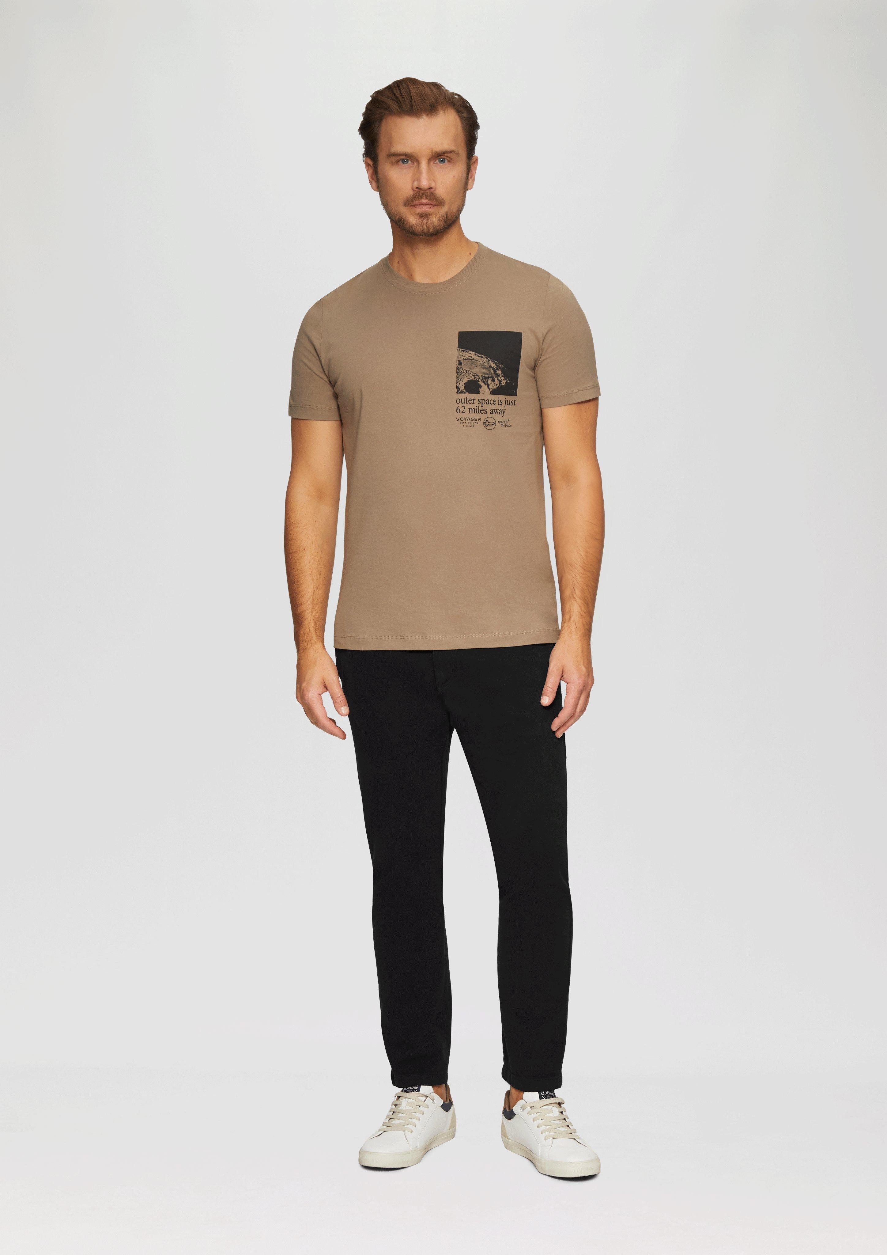 s.Oliver Stoffhose Regular Fit: Strukturierte Chino günstig online kaufen