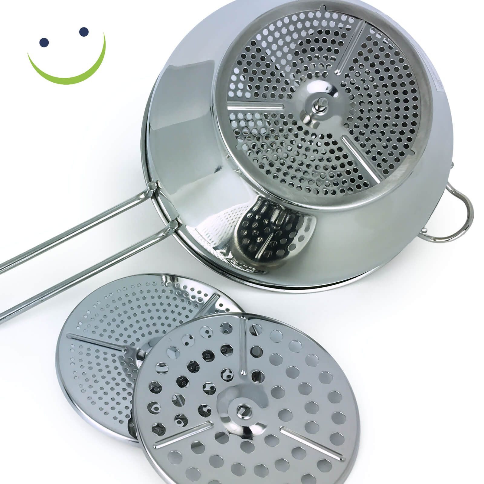 Gravidus Passiersieb EDELSTAHL Passiermühle Passiersieb Zerkleinerer