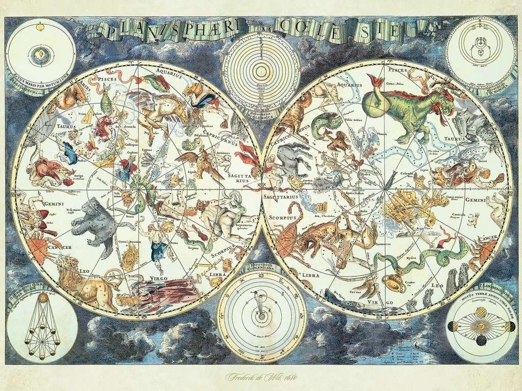 1500 fantastischen Teile, Weltkarte Ravensburger 1500 Europe in Tierwesen mit Made Puzzleteile, Puzzle