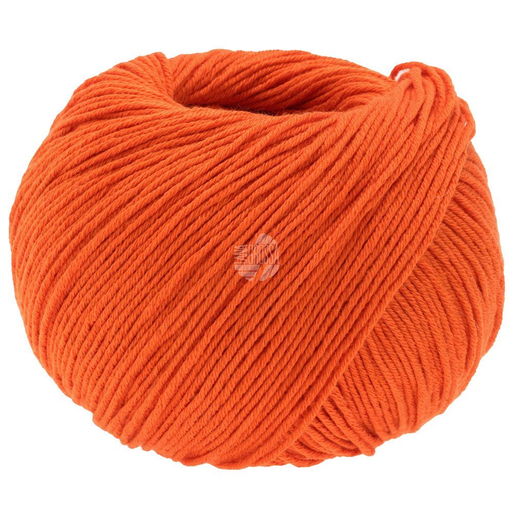 LANA GROSSA COTTON LOVE Häkelwolle, 170 m (feines, weiches Baumwollgarn in Millefilli-Drehung), 50 g