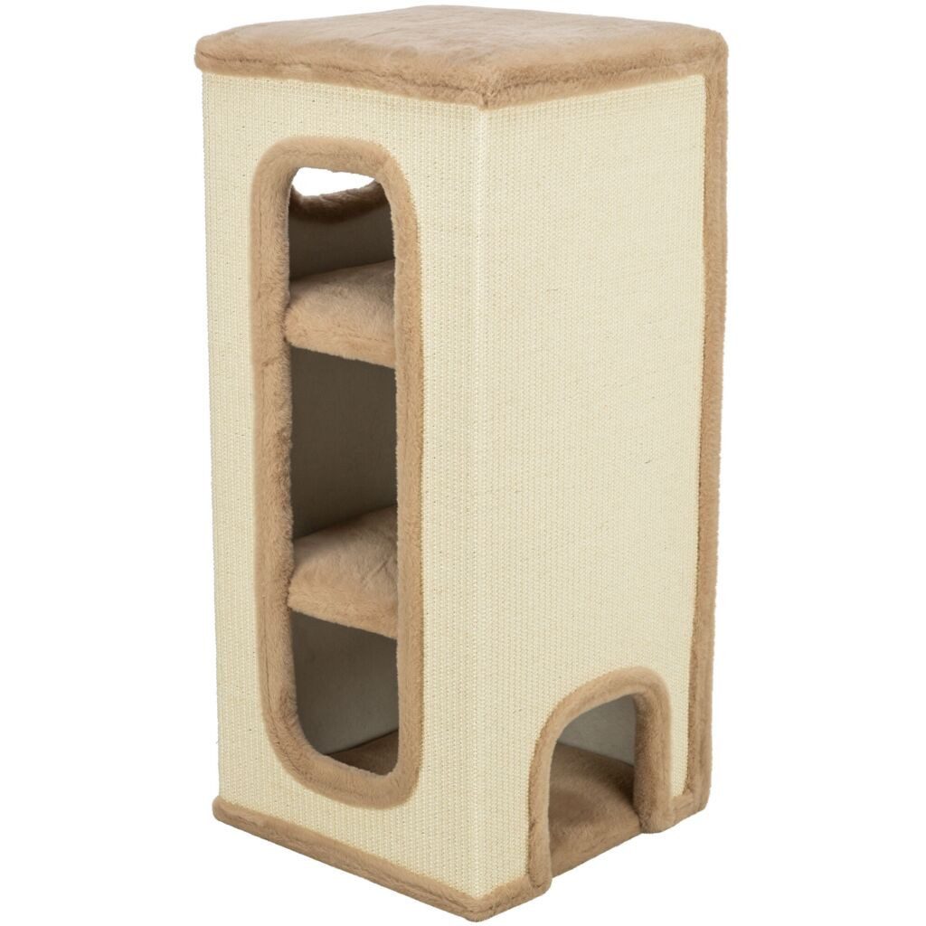 TRIXIE Kratztonne Cat Tower Doria - taupe - 85 cm