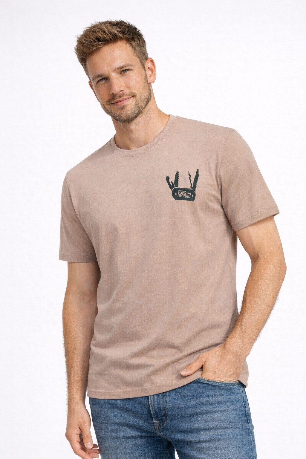 Kurzarmshirt Herren Bio Cotton T-shirt Outdoor