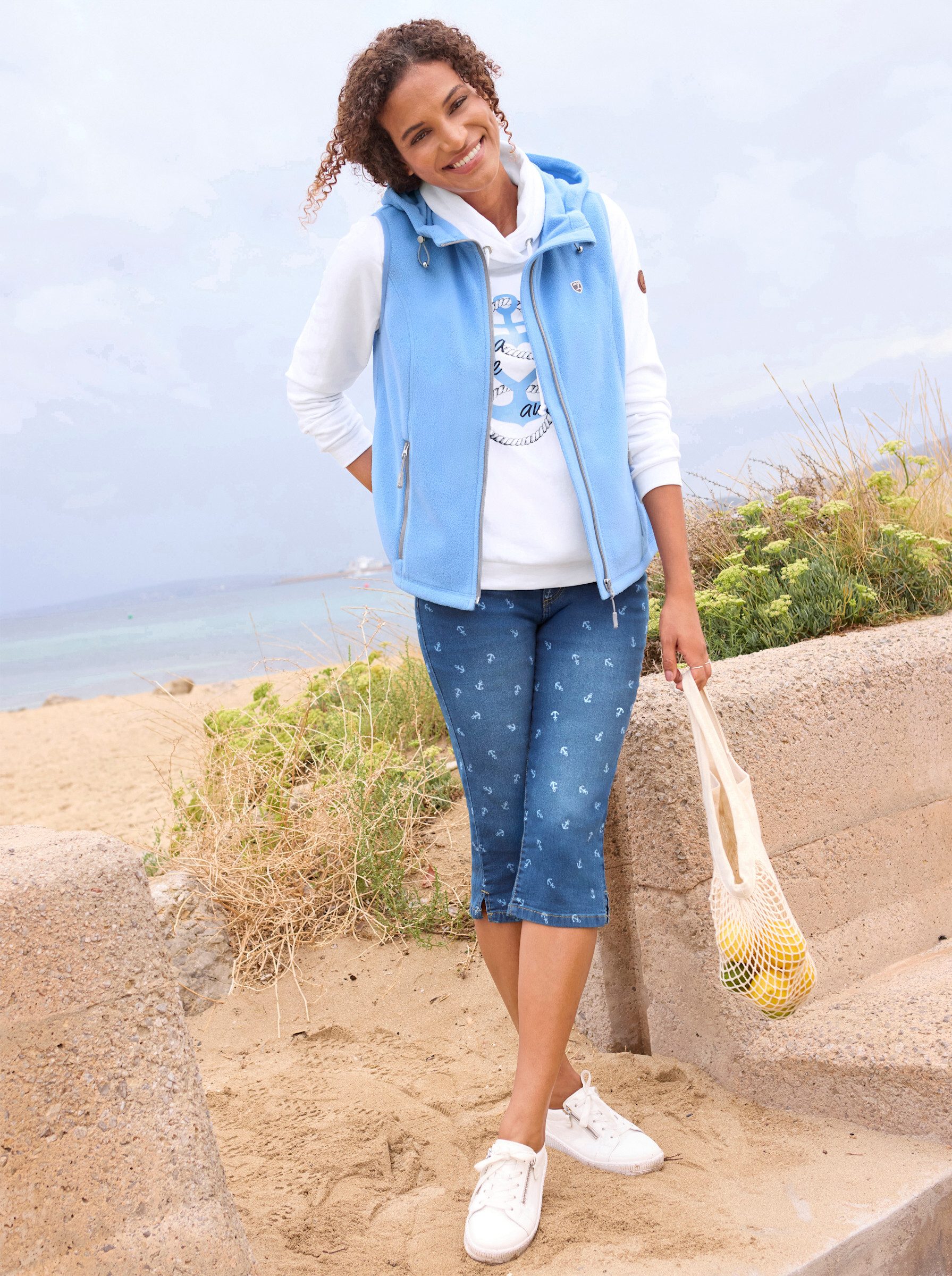 Jerseyweste Fleece-Weste