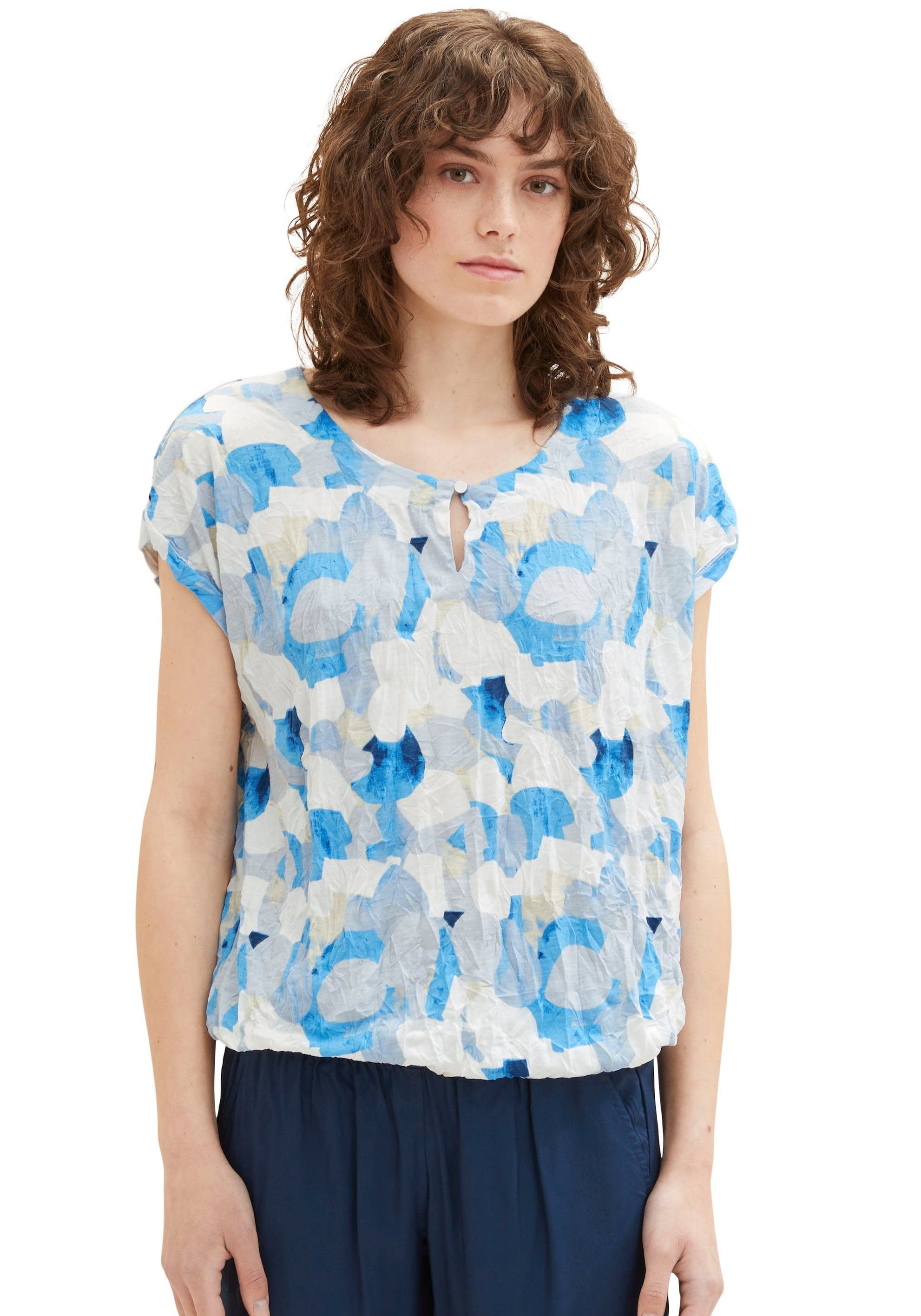 blue shape T-Shirt TOM TAILOR