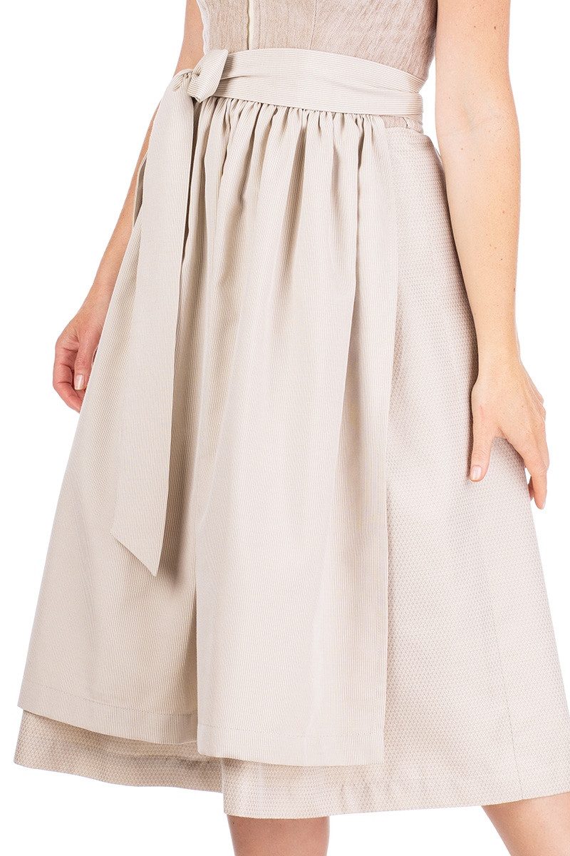 MarJo Dirndl Samt Dirndl 2tlg. - KIRCHHAM - beige