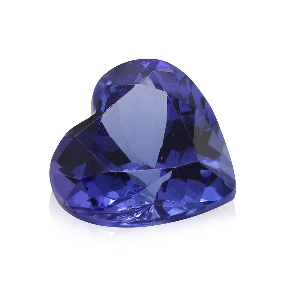 Cavill Edelstein Tansanischer AAA Tansanit 2,5ct Herzschliff Edelstein, (1-St)