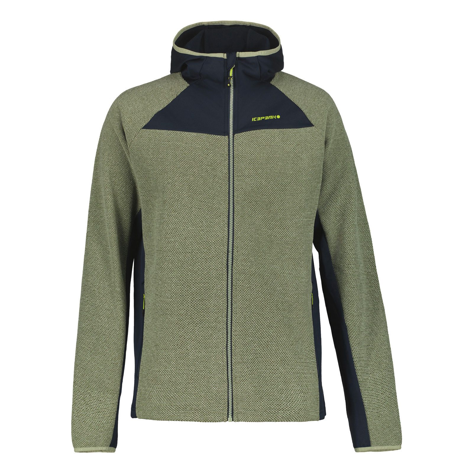 icepeak Fleecejacke Bolivar mit elastischer Kapuze