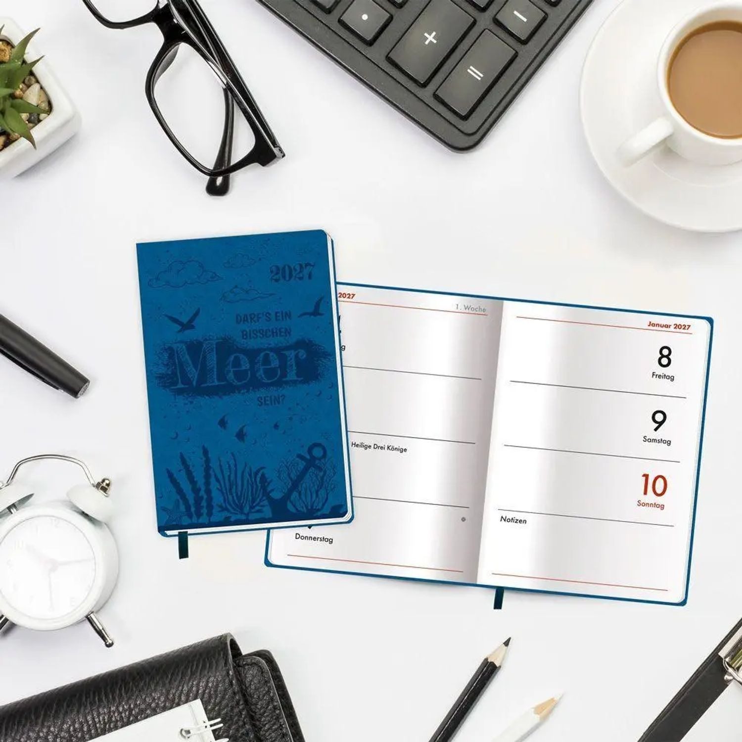 Trötsch Verlag Taschenkalender TRÖTSCH - Taschenkalender A7 Soft Touch Maritim 2027 – Bild 4 von 4