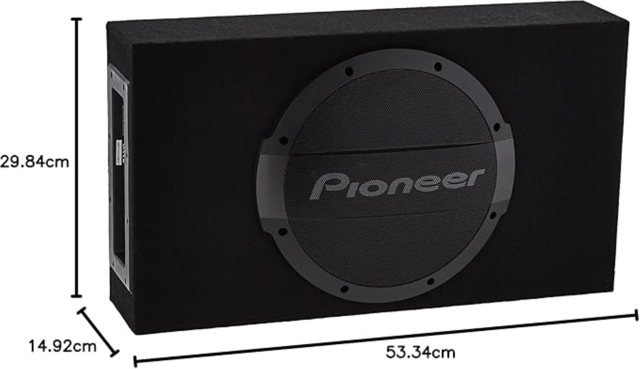 Pioneer TS-WX1010LA Aktiv-Subwoofer inkl. Endstufe Auto-Subwoofer (300 W, max.: W 25 cm)