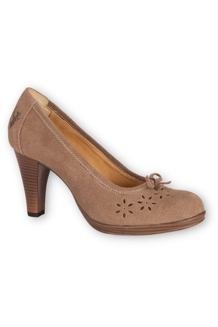 Spieth & Wensky Trachtenpumps - JENA - taupe Туфлі