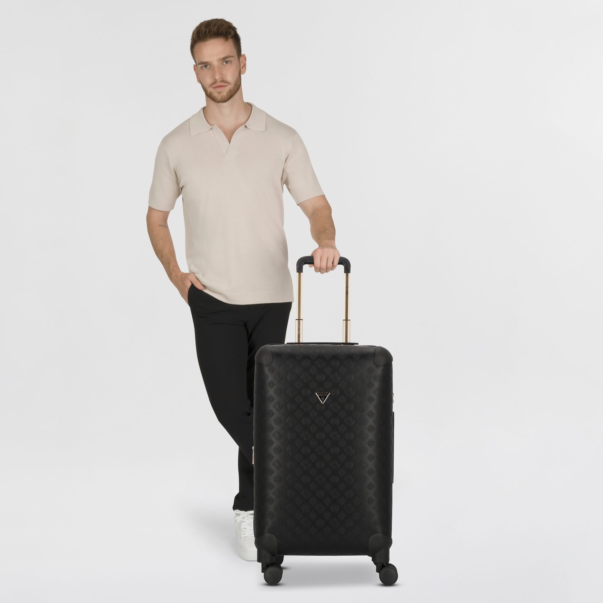 Guess Hartschalen-Trolley Wilder, 4 Rollen, Polyurethan günstig online kaufen