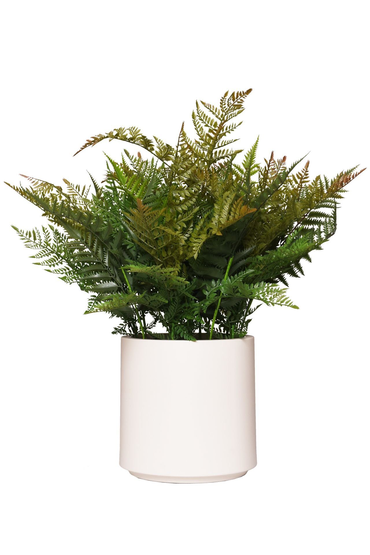 Topfpflanze Kunstpflanze 60x75 cm cm, - Kunstpflanze mit FILIX Topf Farn VIVANNO, 75 Höhe Kunstfarn
