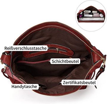 GelldG Handtasche Handtaschen Damen Kunstleder Umhängetasche Designer Taschen