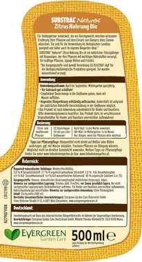 Evergreen Spezialdünger Substral Naturen BIO Zitrusnahrung auf für mediterrane Pflanzen 500 ml