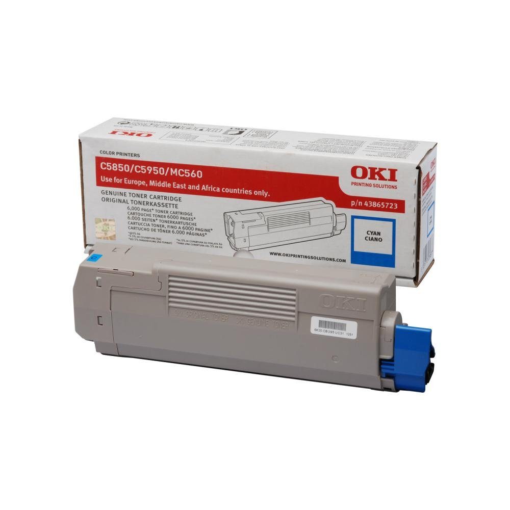OKI Tonerpatrone C 5850 Toner cyan