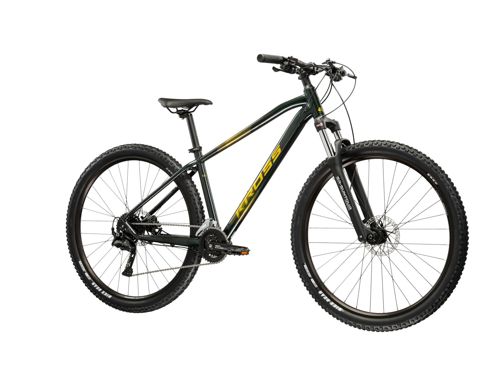 Kross Mountainbike Hardtail 29" Hexagon 5.0 grün 18 Gänge, 18 Gang Shimano CUES U3020 Schaltwerk, Kettenschaltung, KROSS Mountainbike Hardtail 29" Hexagon 5.0 grün 18 Gänge