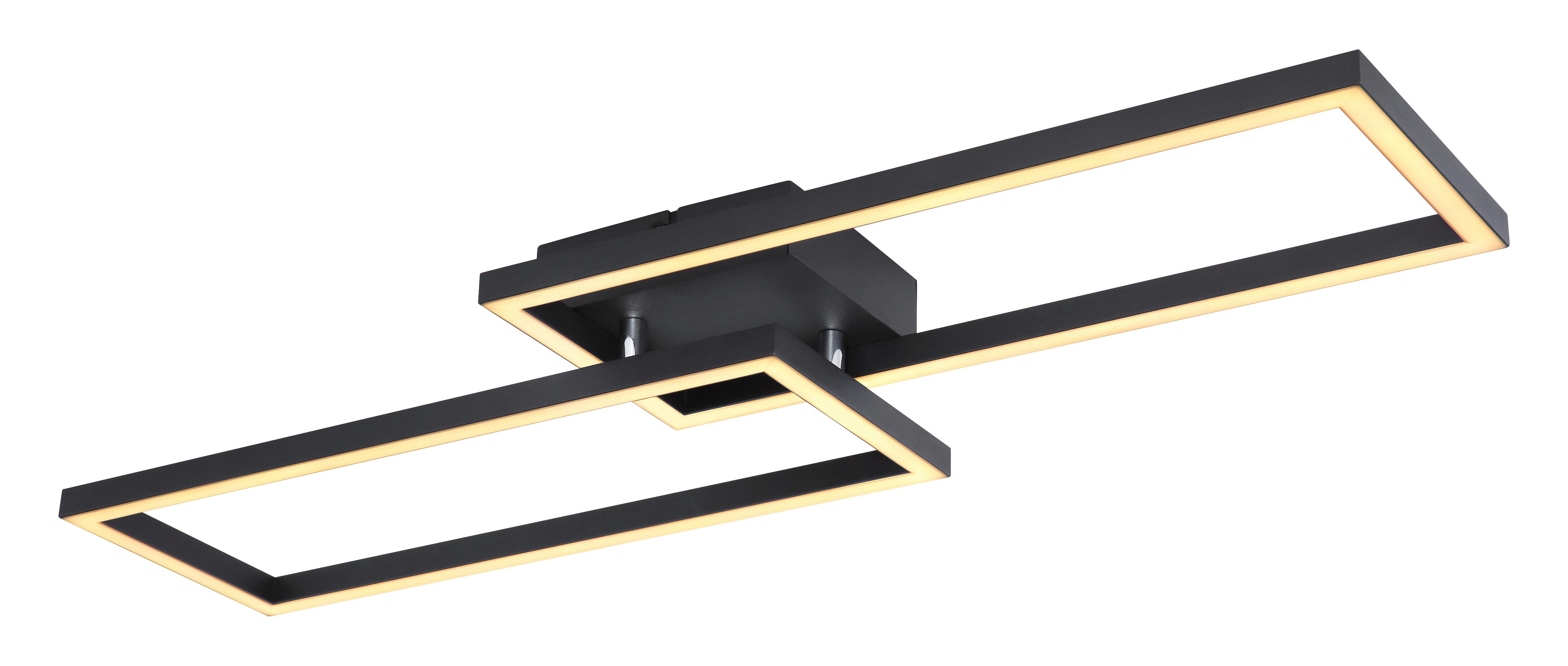 GLOBO LIGHTING LED Deckenleuchte TATJANA, LED fest integriert, Warmweiß, Deckenlampe/Wohnzimmer/Schlafzimmer/modern