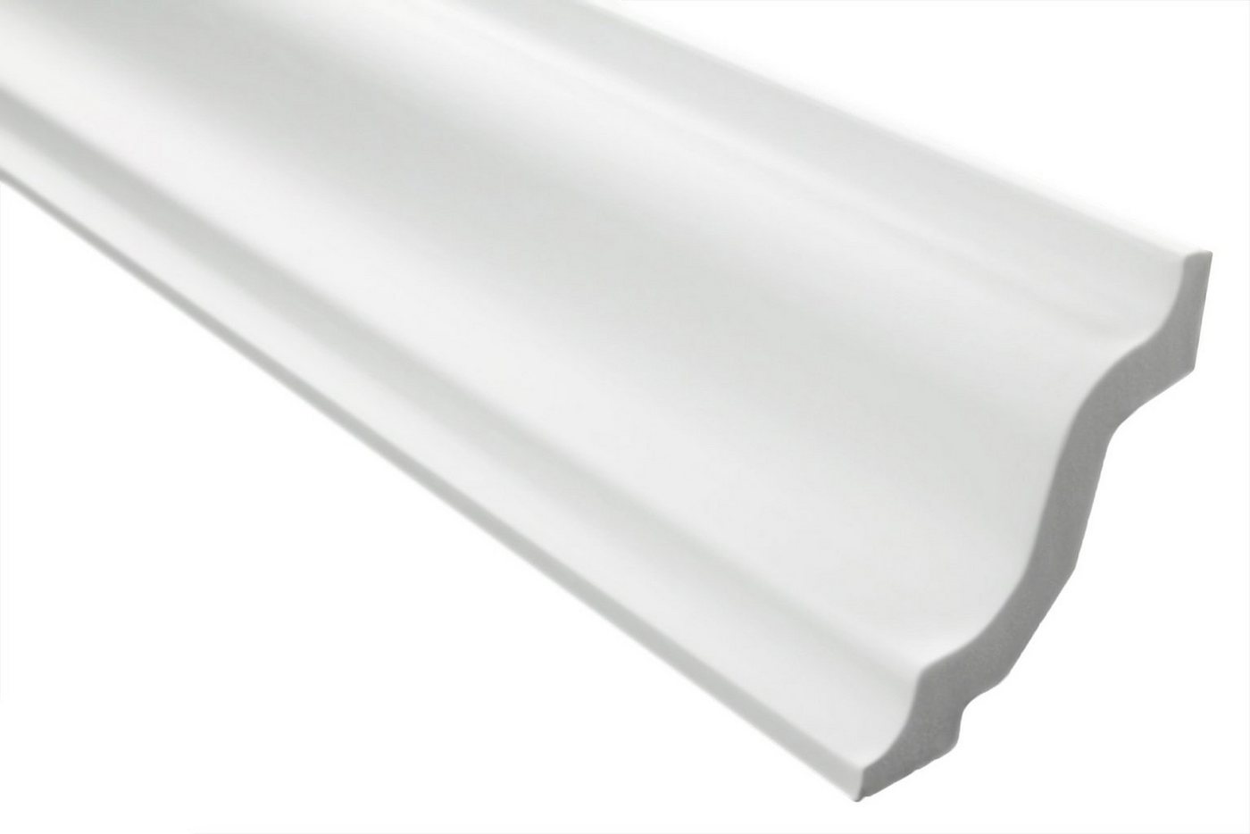 Thumbnail - marbet design Stuckleiste E-8, 2 Meter / 1 Leiste, XPS Styropor weiß - Deckenleisten Deckenstuck Leisten E-Leisten - (2 ...