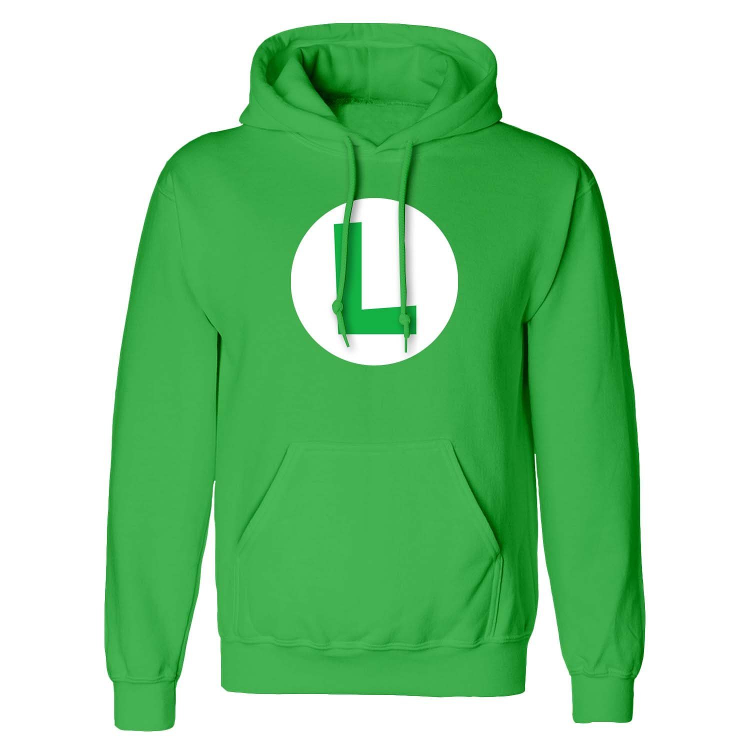 Heroes Inc Hoodie Nintendo Super Mario - Luigi Badge (Pullover)