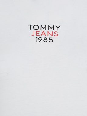 Tommy Jeans Langarmshirt Slim Fit Essential Logo Longsleeve Shirt mit Logoschriftzug