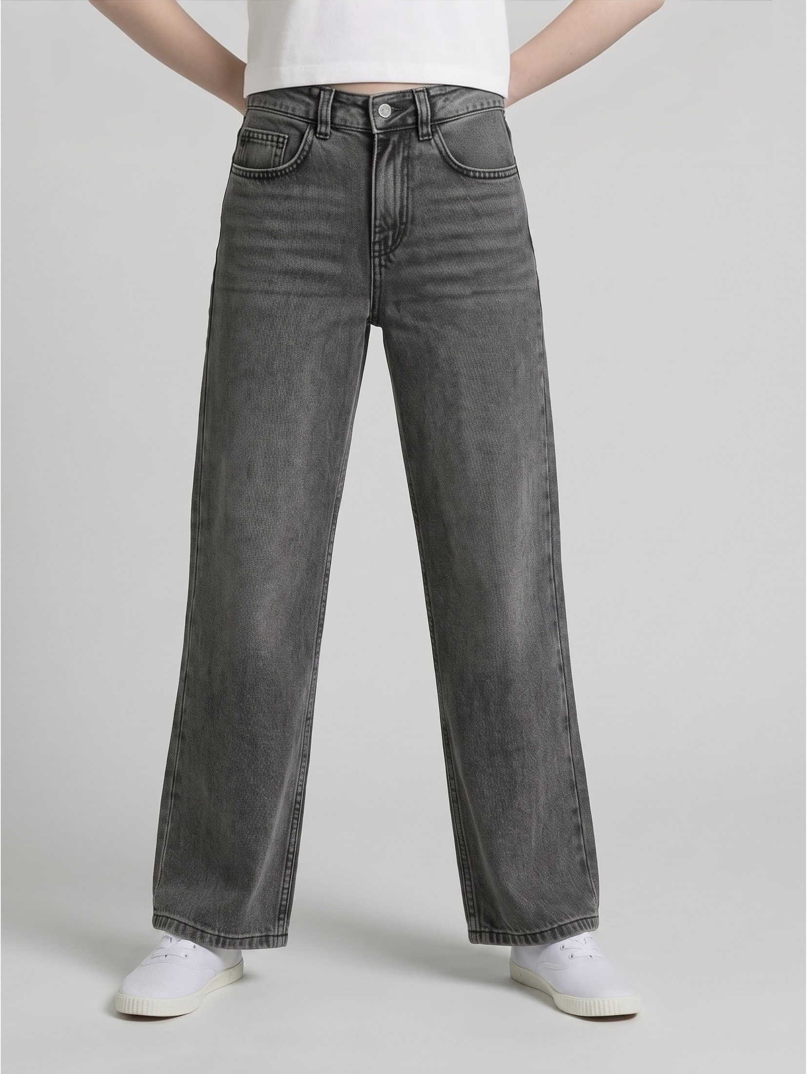 TOM TAILOR Weite Jeans Jeanshosen Wide Leg Jeans