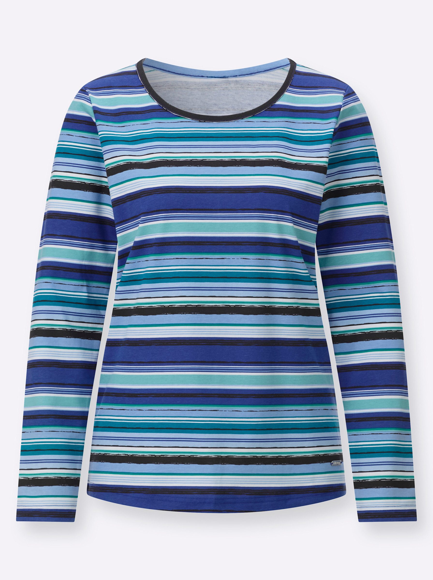 T-Shirt Rundhals-Shirt Langarm