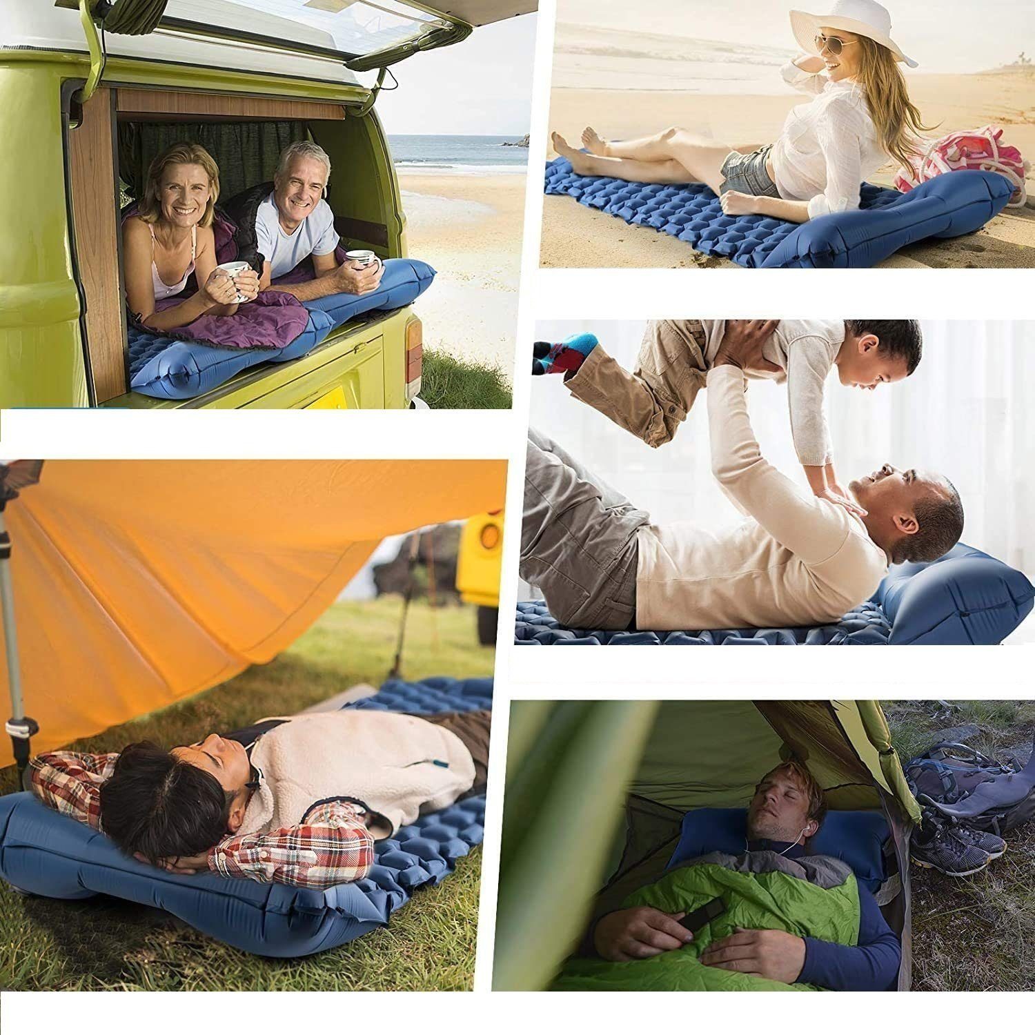 für Isomatte Selbstaufblasende Schlafmatten Zelt für Elegear Camping, Outdoor Strand