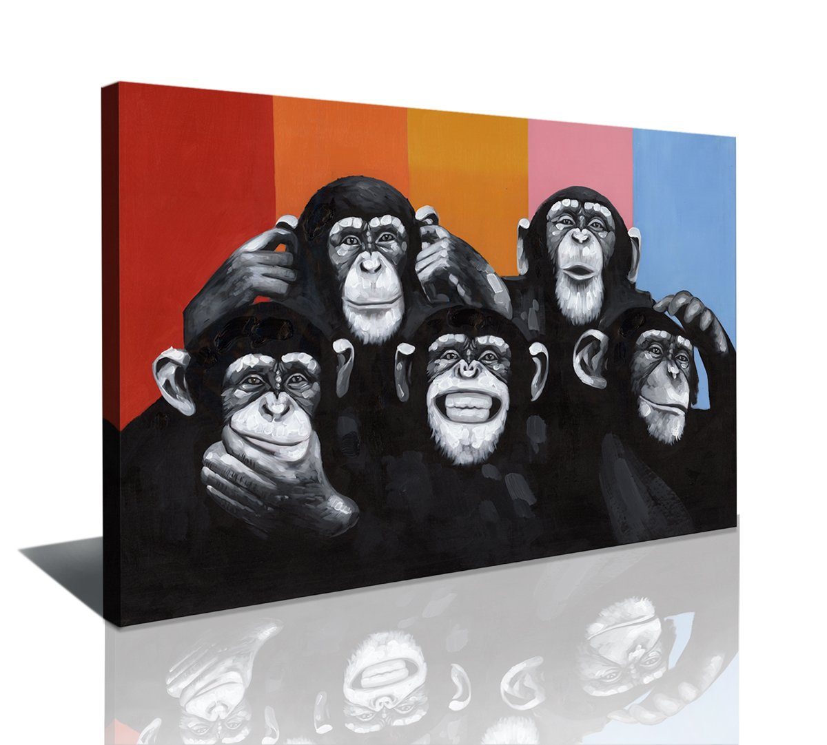 Visario Leinwandbild Wandbild auf Leinwand 80 günstig online kaufen