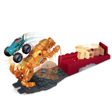 Hot Wheels Spielzeug-Monstertruck Monster Trucks Säbelzahntiger Angriff Hot Wheels Spielset Mattel