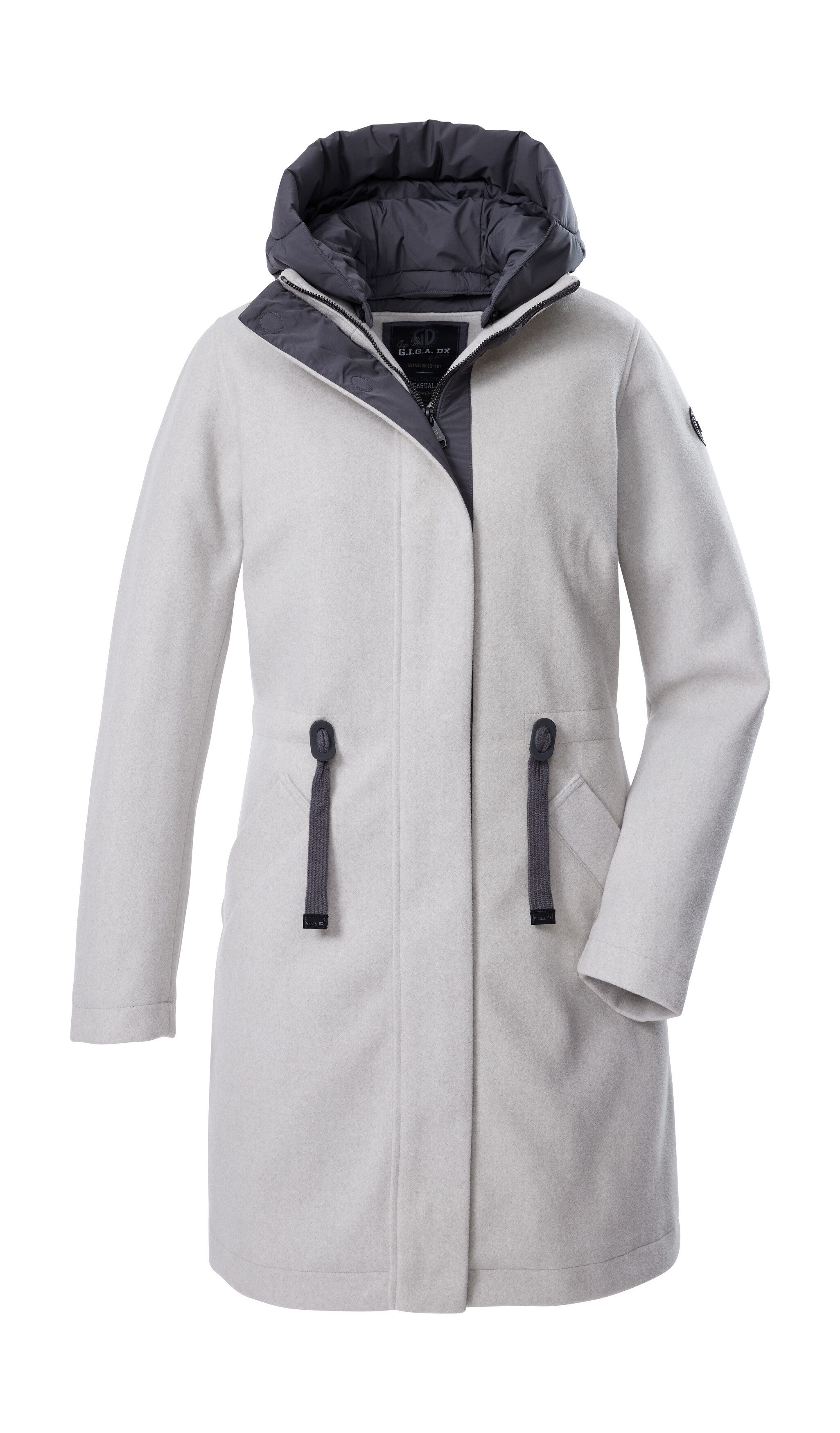 G.I.G.A. DX by killtec Parka GW 46 WMN PRK Vielseitiger Damen Parka, 2-Wege-Reißverschluss, abnehmbare Kapuze