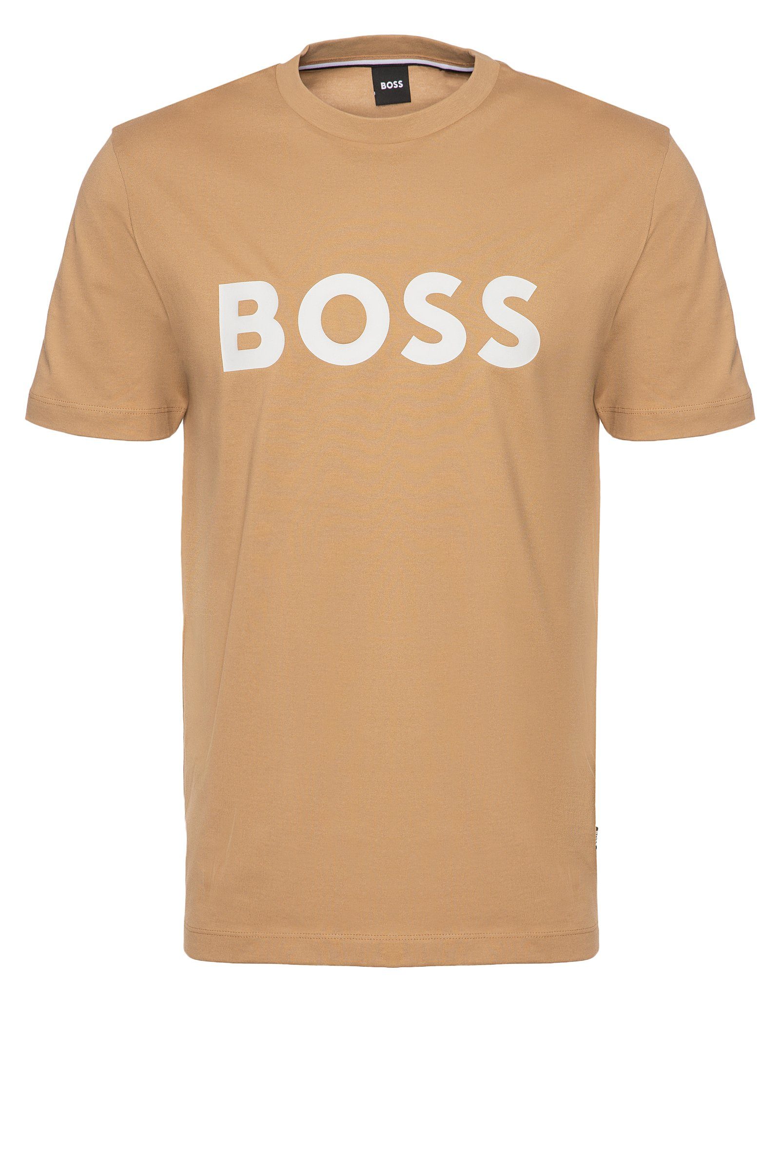 BOSS T-Shirt Tiburt (1-tlg) Beige (260)