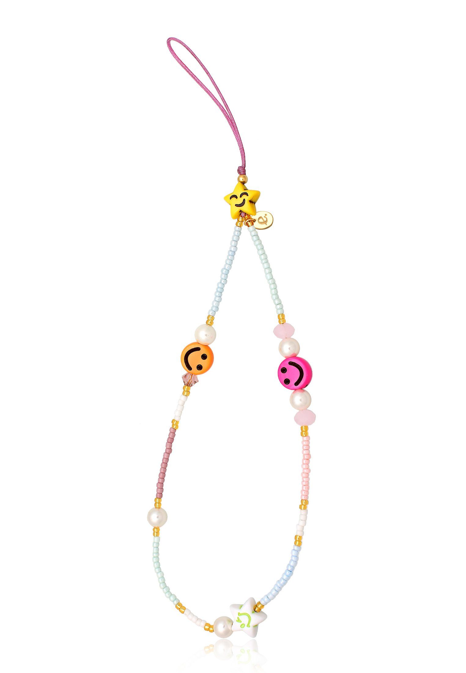 Elli Armband Schmuckzubehör Beads Phone Kette Smiling 925 Silber