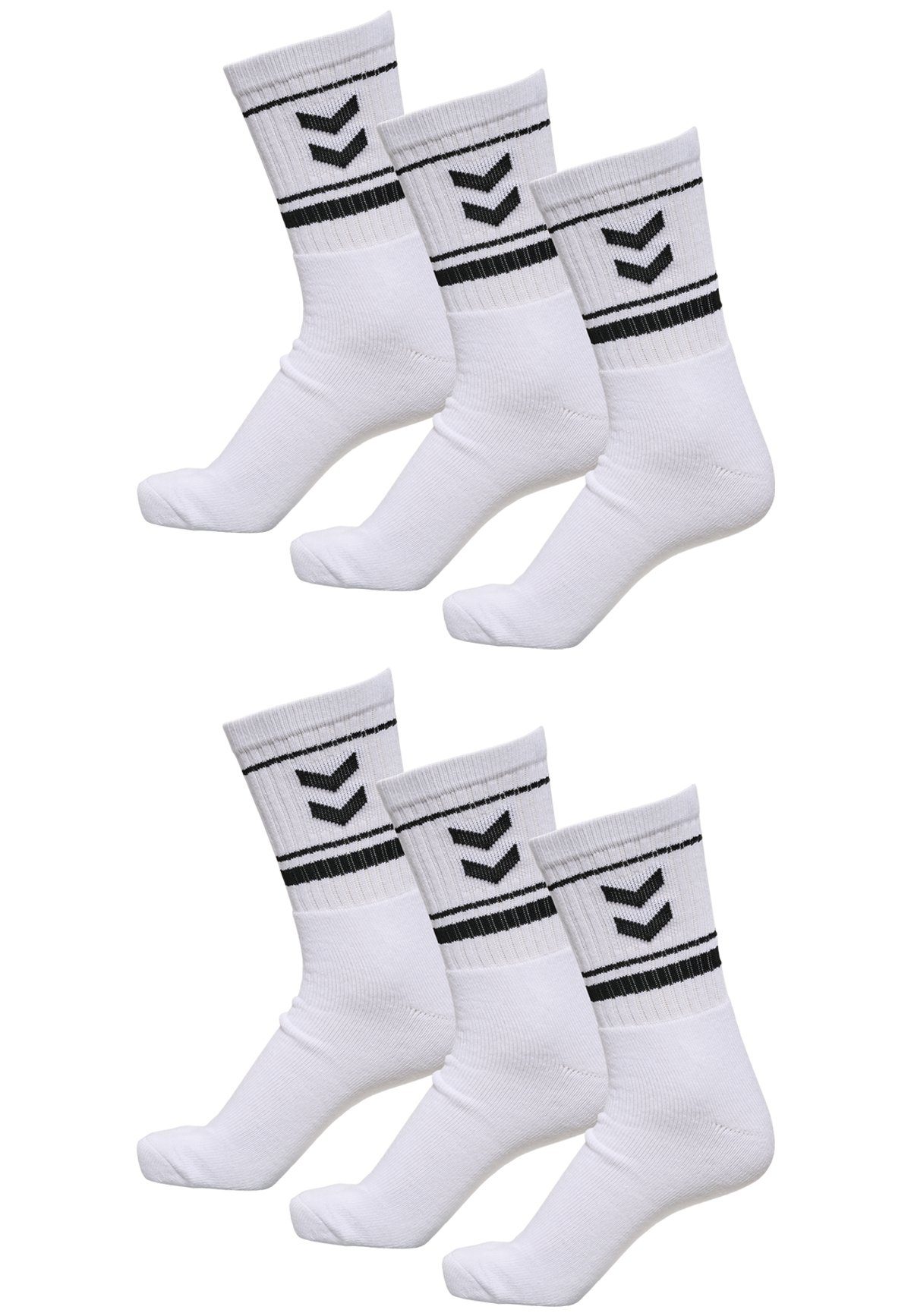 Socken 6-er Set Sport Freizeit Basic Socken mit Logo