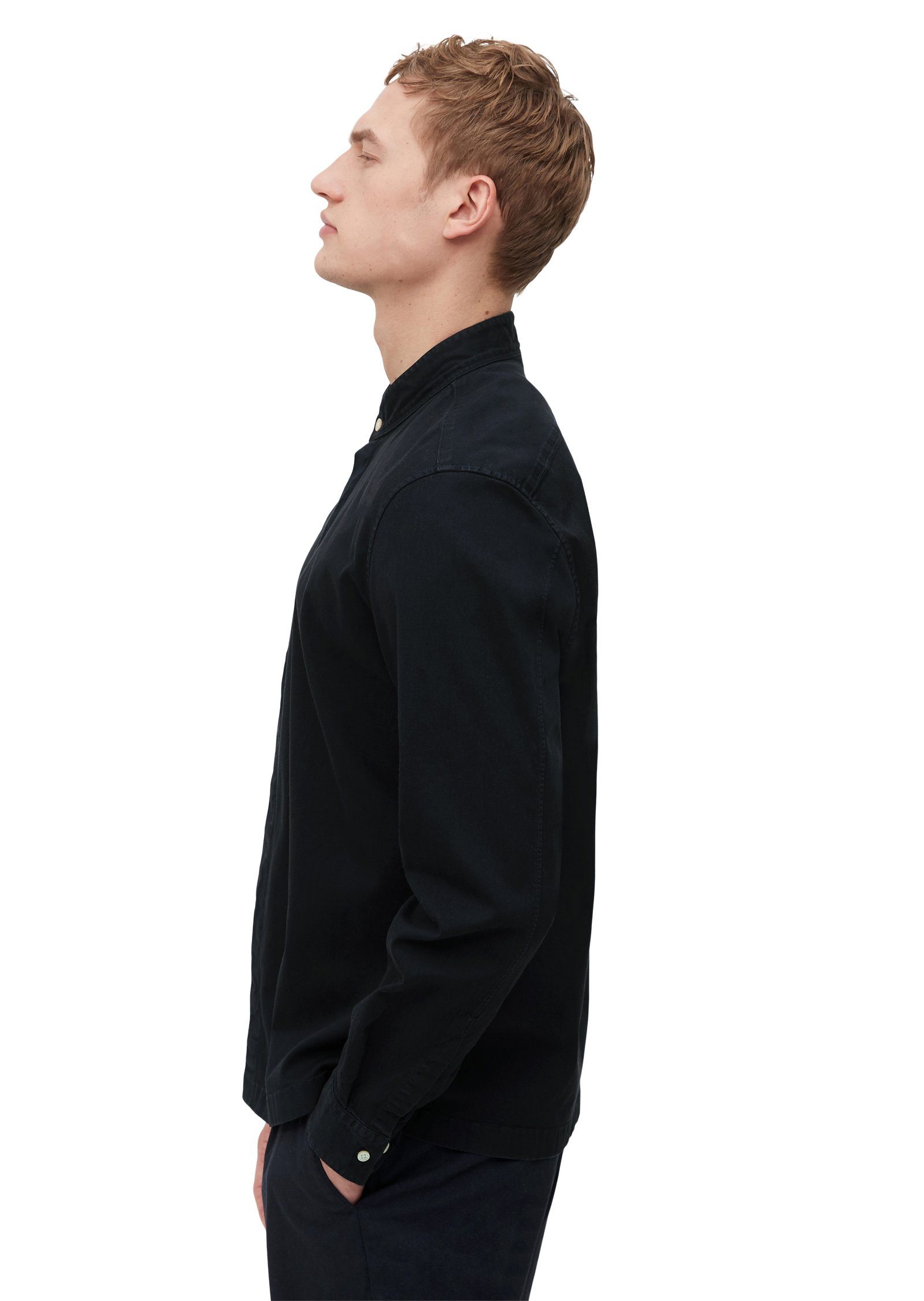 Herren Hemden Marc O'Polo Kurzarmhemd in leichter Stretch-Twill-Qualität