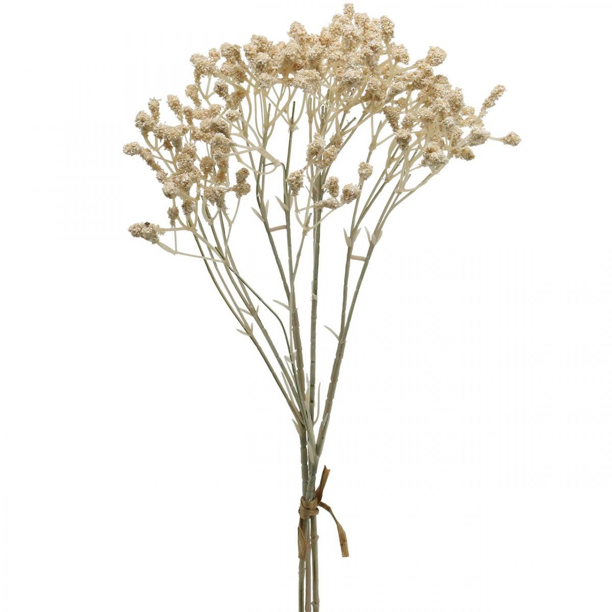 Kunstblume Künstliches Schleierkraut Creme Gypsophila 46cm 3 Stück Bund, Florists Products, Höhe 46 cm